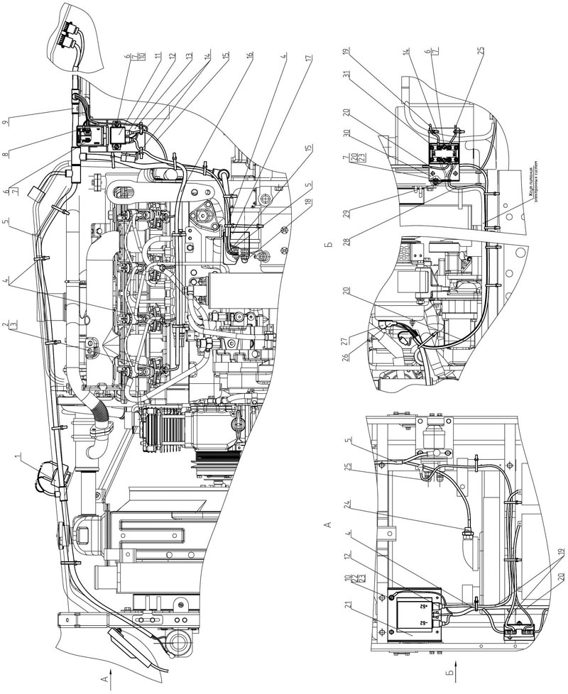 Мтз 1025 схема электрооборудования